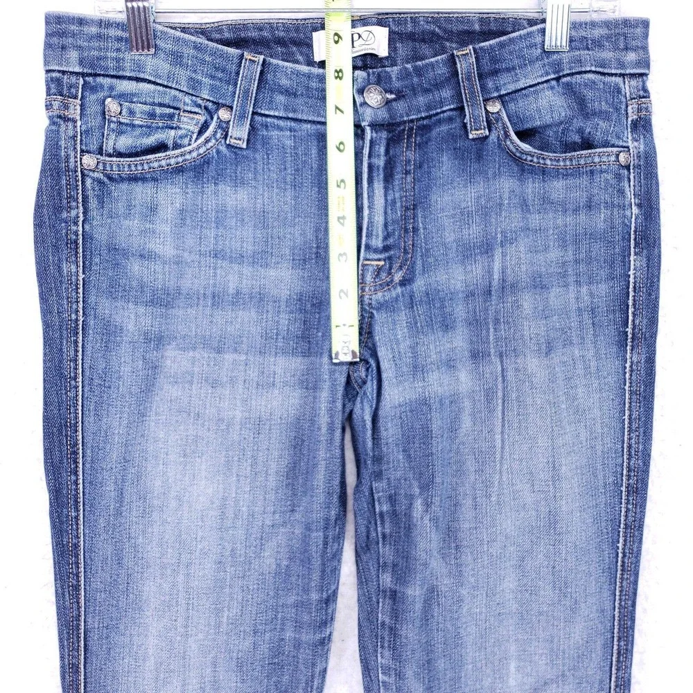 DPD Jeans Denim Cotton Womens Size 28 Blue Straight Stretch VTG Mid Rise Skinny